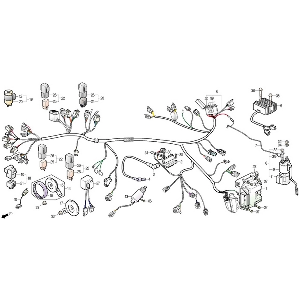 DAELIM SV250 (DL250-S3) MOTOR EMISYON FILITRE #DLS F2627